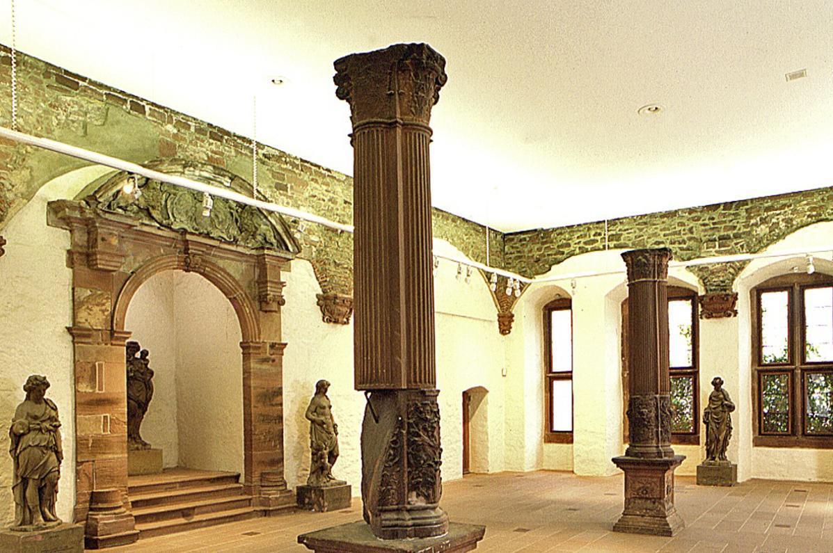 Interior of the Imperial Hall in the Ottheinrich’s Wing at Heidelberg Castle