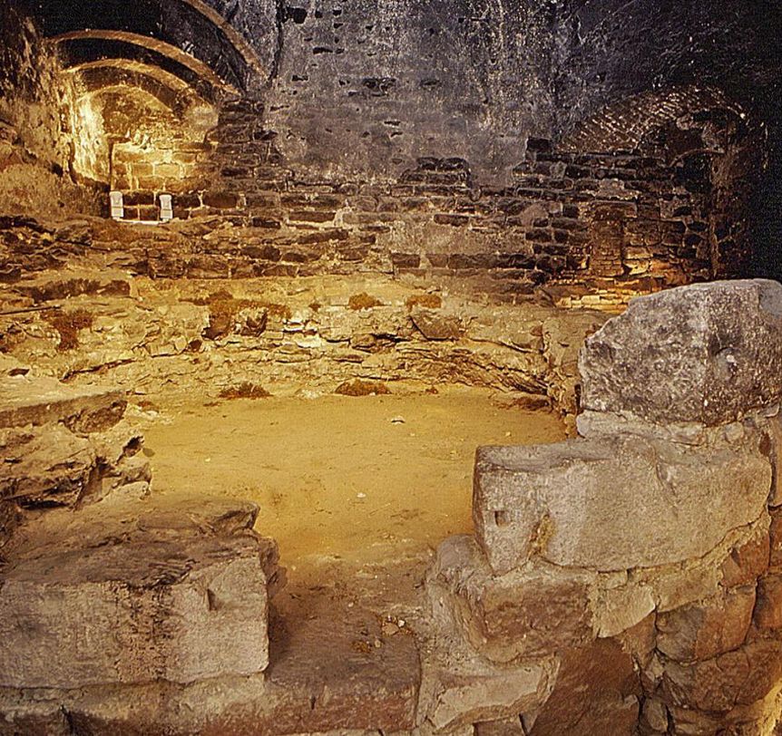 Heidelberg Castle. Oven in the bakehouse