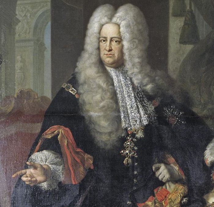 Portrait of Prince-Elector Carl Philipp von der Pfalz, painting by J. Ph. van der Schlichten, 1729